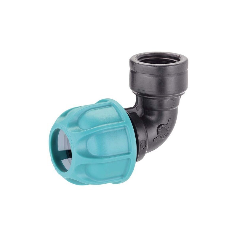 Gomito ø 25mm filetto 3/4" F