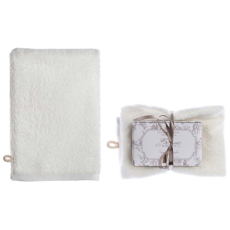 Saponetta + manopola "Toile de jouy"