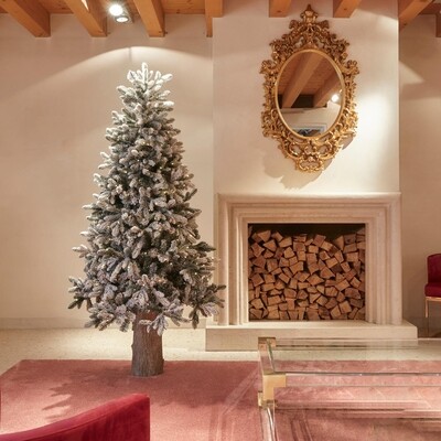 Pino innevato Merano EDG con LED h.180cm Pino innevato Merano EDG con LED h.180cm