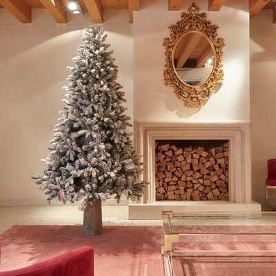 Pino innevato Merano EDG senza led h.210cm Pino innevato Merano EDG senza led h.210cm