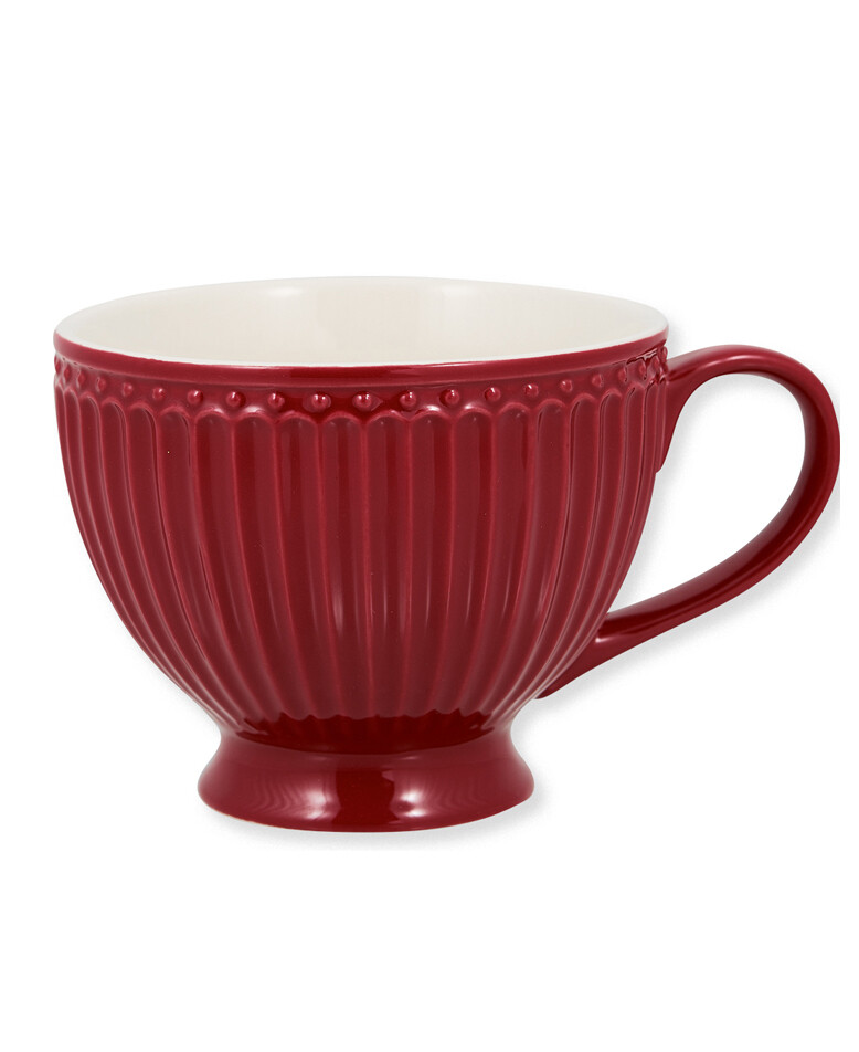 Tazza tè "Alice" bordeaux