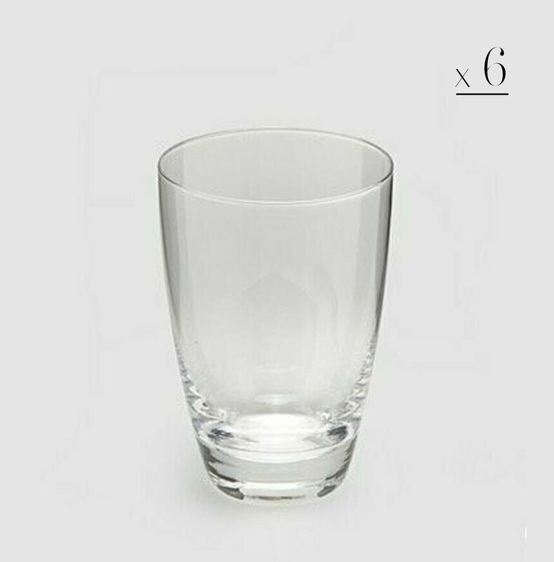 Set 6 bicchieri acqua