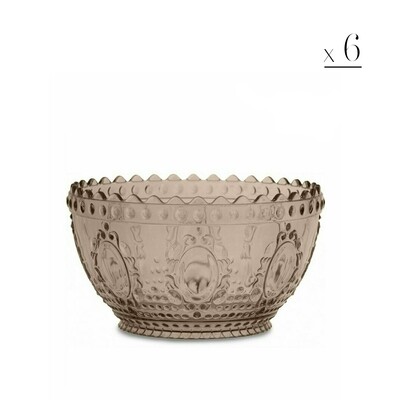 Set 6 coppette frutta "Baroque&Rock"