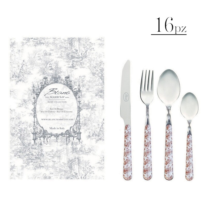Set 16 posate "Diana Rose"