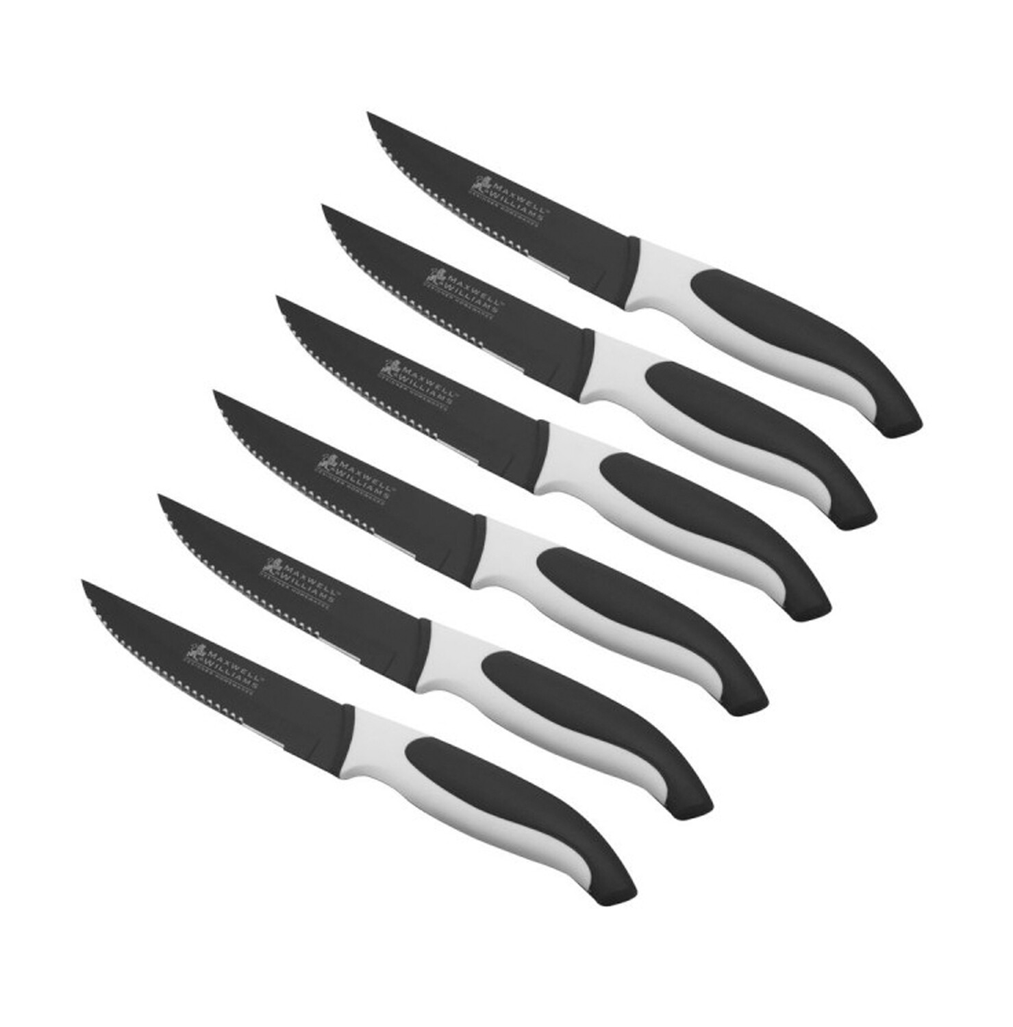 Set 6 coltelli "Slice & Dice" neri