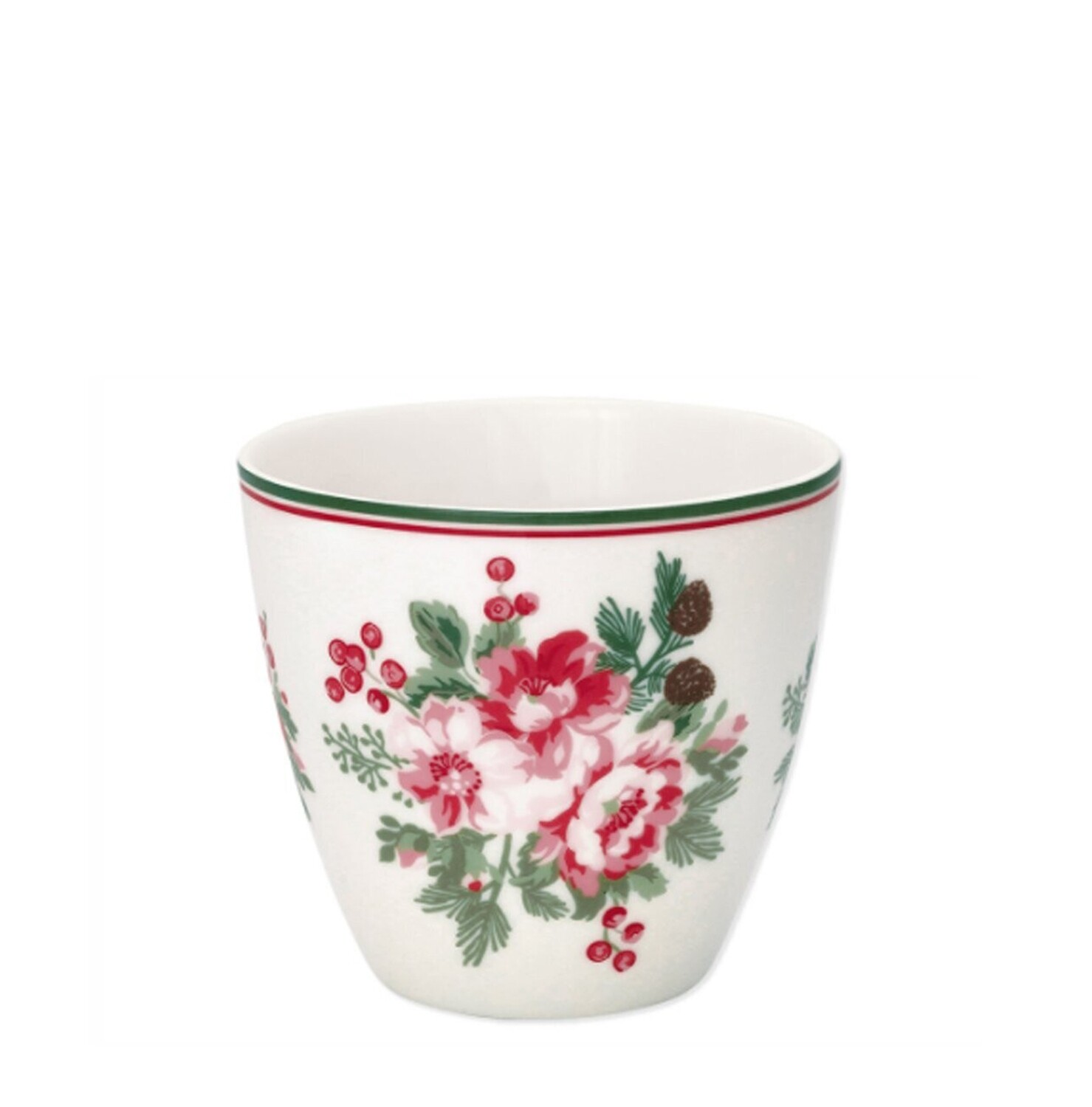 Latte cup "Charline" bianca