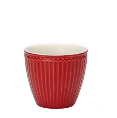 Latte cup "Alice" rossa