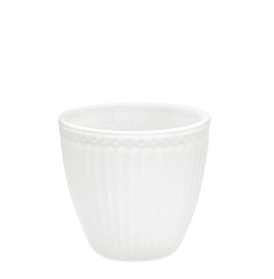 Latte cup "Alice" bianca