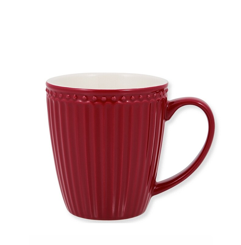 Mug "Alice" bordeaux