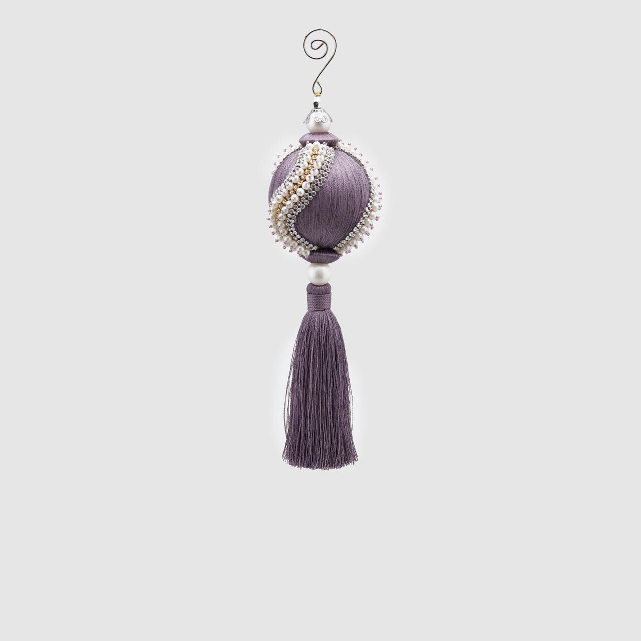 Sfera con nappe ricamo