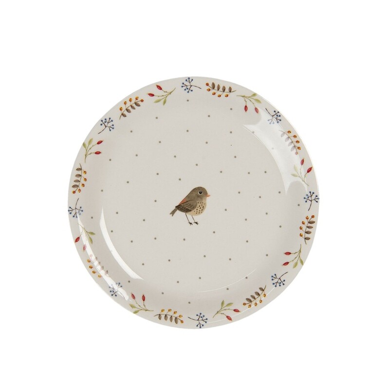 Piatto dessert uccellini