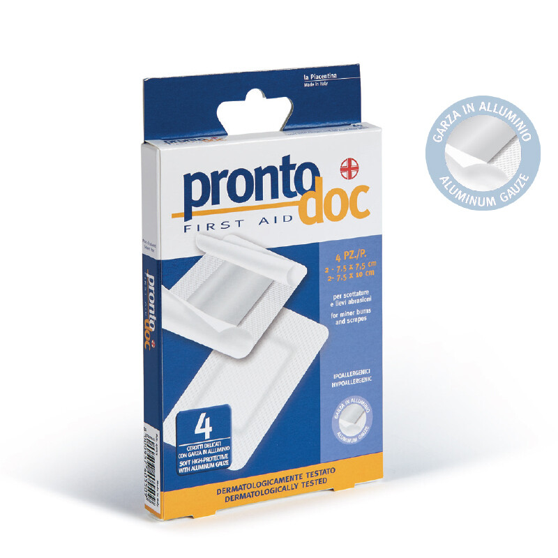 Cerotti alluminio scottature e abrasioni