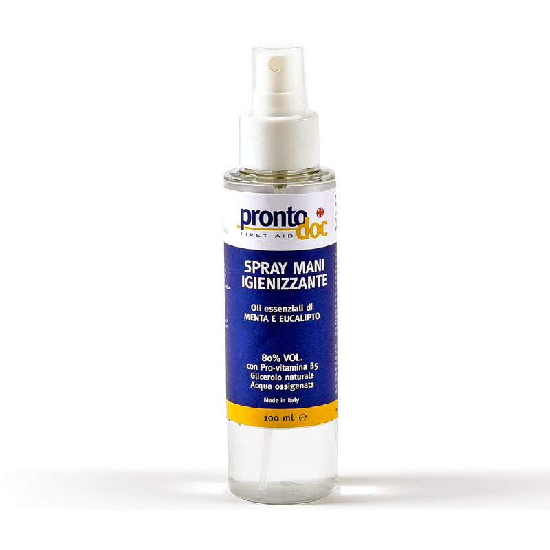 Gel igienizzante mani spray 100ml