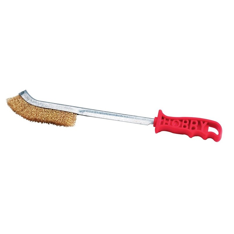 Spazzola hobby cm 39 filo acciaio ottonato