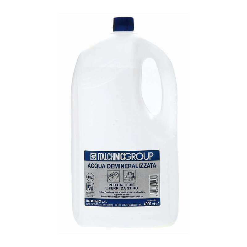 Acqua demineralizzata 4litri