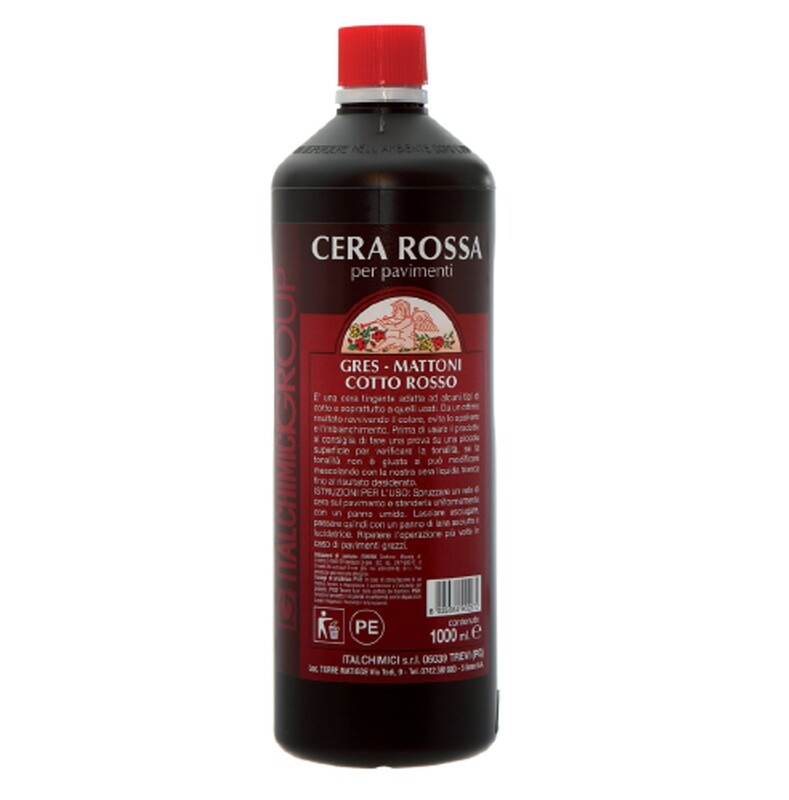 Cera rossa pavimenti