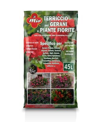 Terriccio bio per Gerani 45Litri
