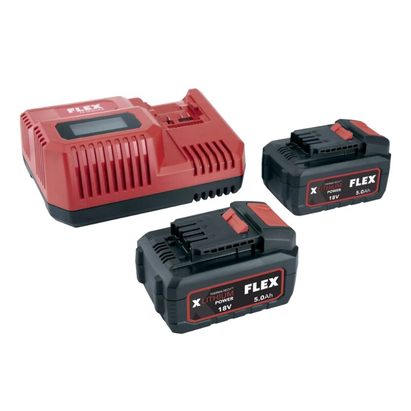 Set P-Set 55 caricabatterie + 2 batterie 5,0Ah Set P-Set 55 caricabatterie + 2 batterie 5,0Ah