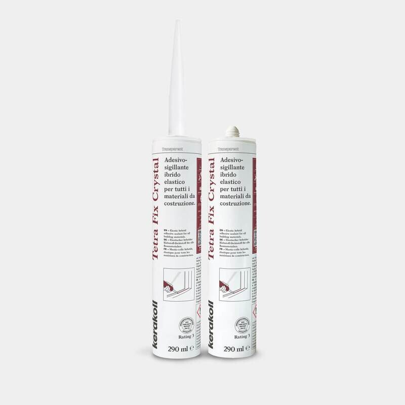 Adesivo sigillante ibrido elastico Kerakoll Tetra Fix Crystal