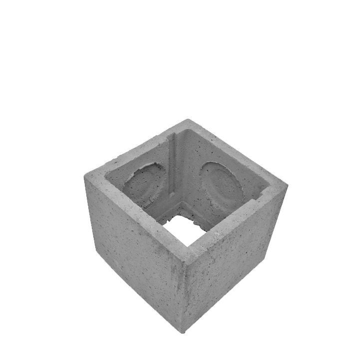 Prolunga in cemento 20x20cm