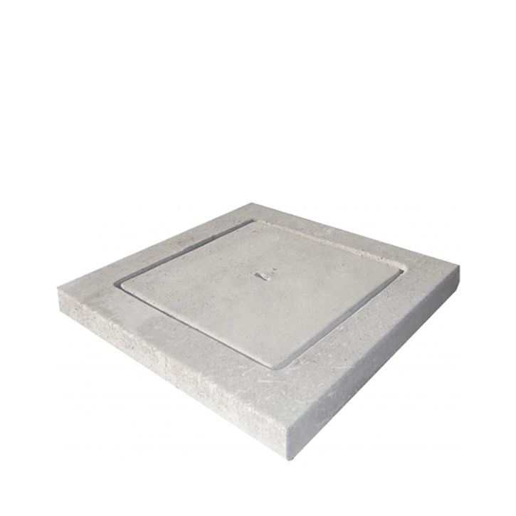 Coperchio in cemento 60x60cm h.8cm (pozzetto 50x50)