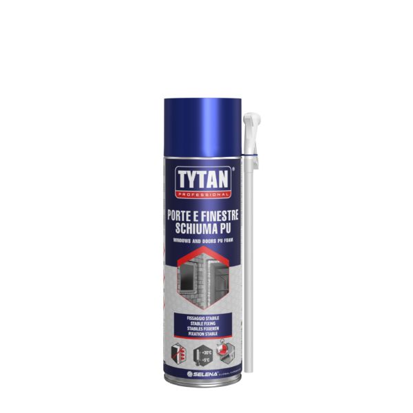 Schiuma per porte e finestre Tytan 500ml