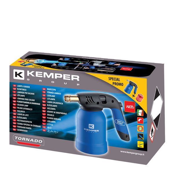 Lampada per saldare Kemper Tornado con cartuccia