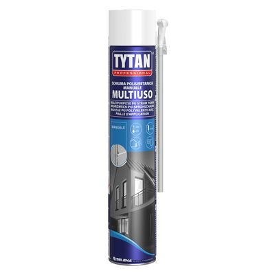 Schiuma poliuretanica Tytan Multiuso 750ml manuale Schiuma poliuretanica Tytan Multiuso 750ml manuale