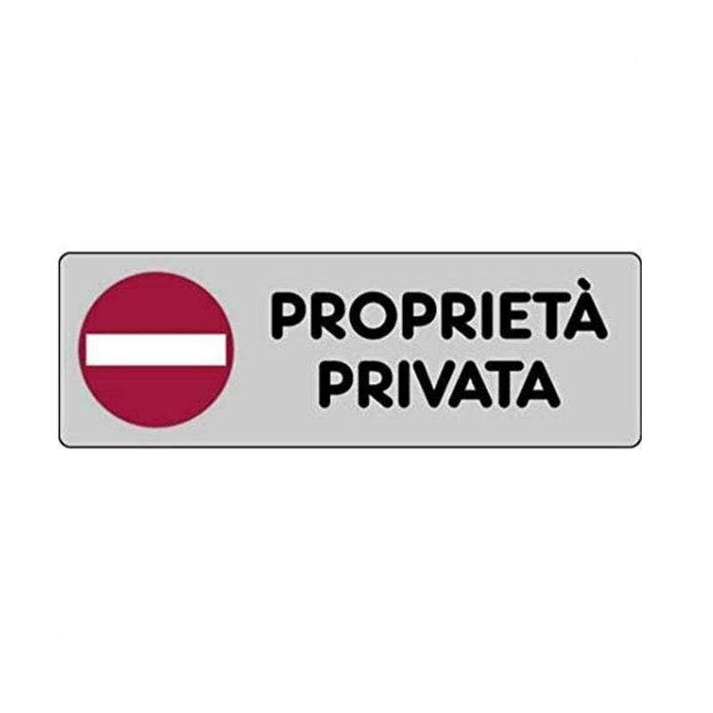 Cartello adesivo Proprietà Privata