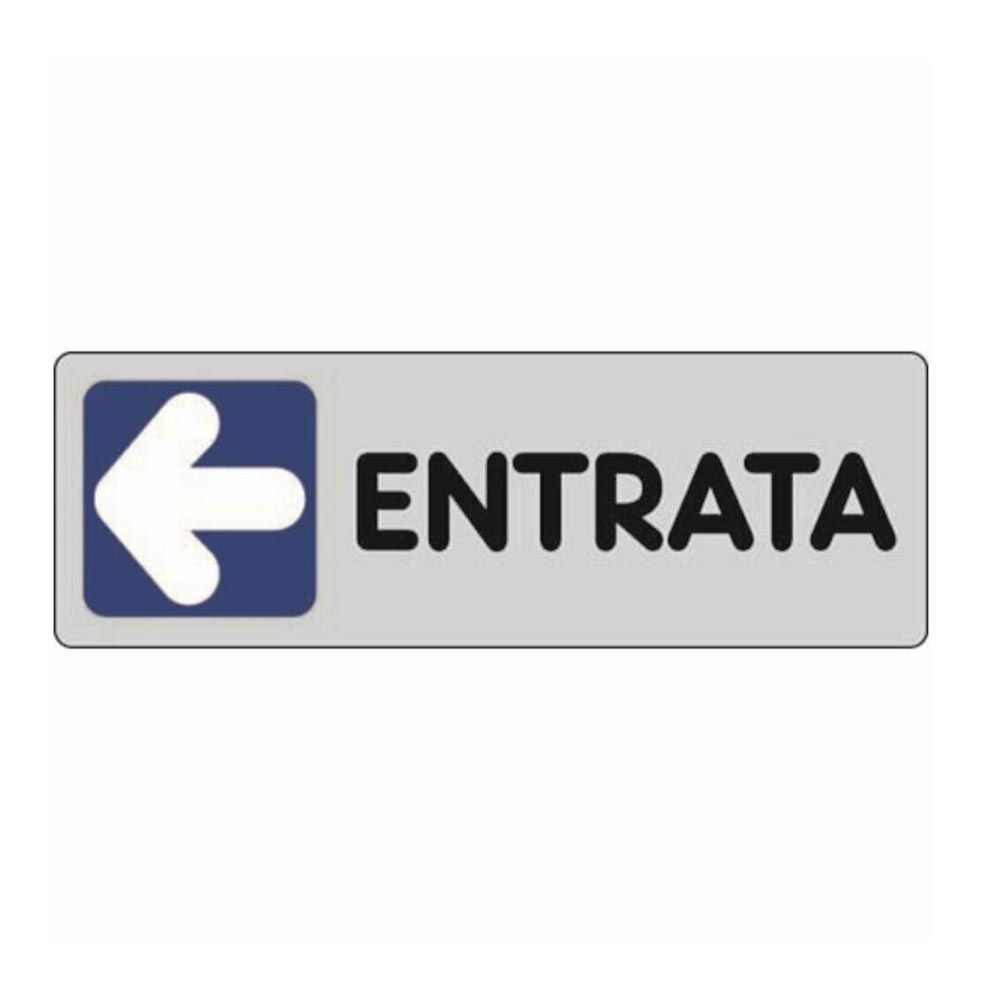 Cartello adesivo Entrata