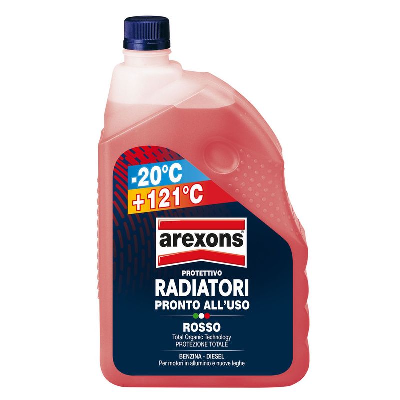 Protettivo radiatori rosso Arexons -20° 2Litri
