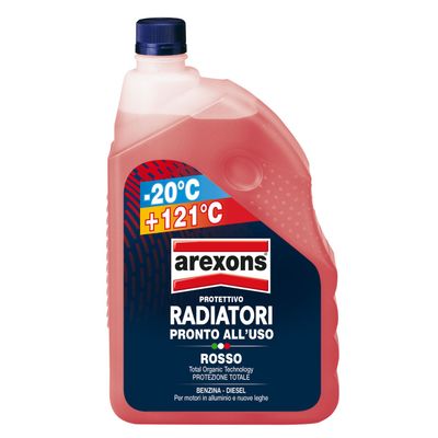 Protettivo radiatori rosso Arexons -20° 2Litri