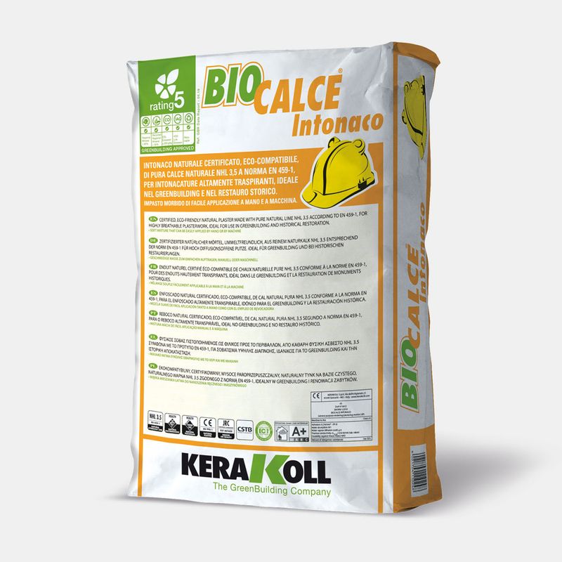 Intonaco Kerakoll Biolcalce intonaco 25Kg