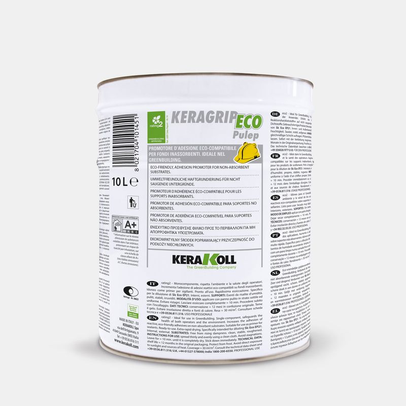 Preparatore fondi Keragrip Eco Pulep 10Litri