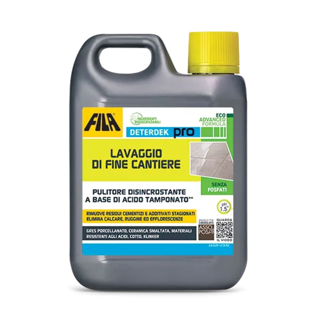 Detergente fine cantiere Fila Deterdek Pro 5Litri