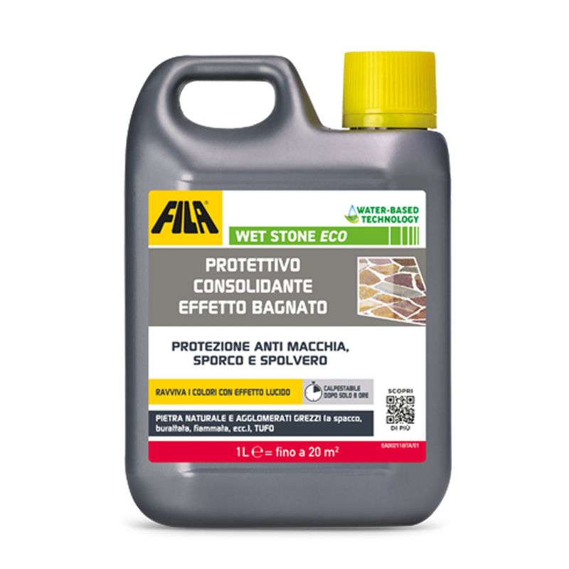 Protettivo consolidante effetto bagnato Wet Stone eco 1Litro