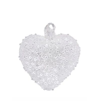 Cuore vetro glitter