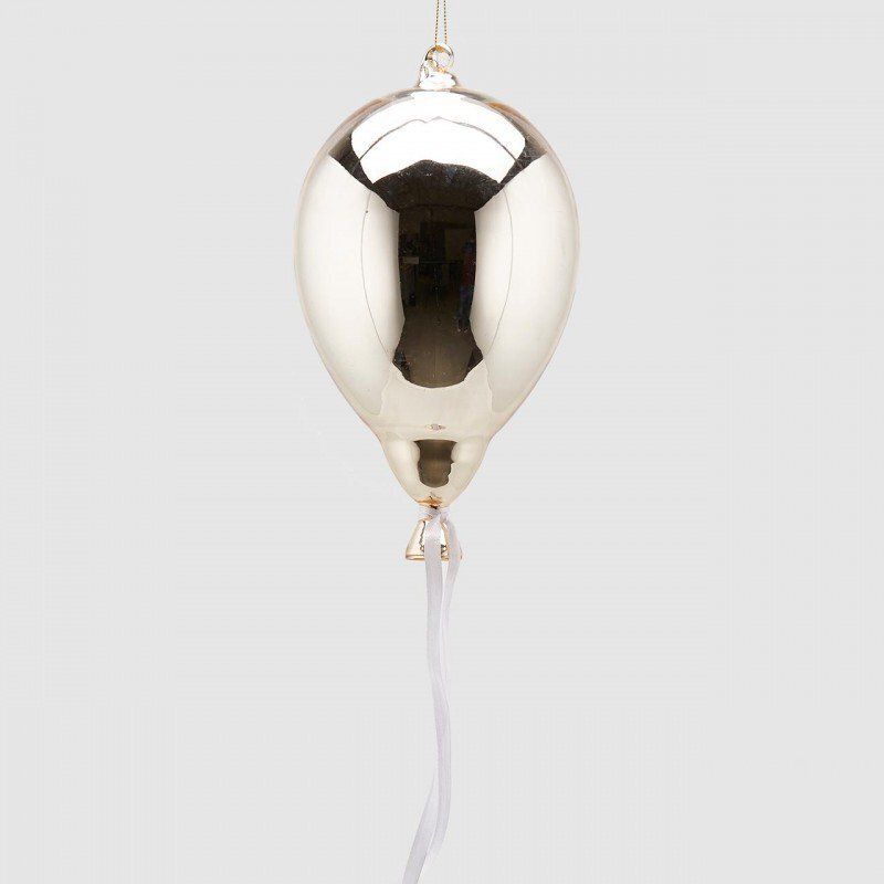 Decoro palloncino argento