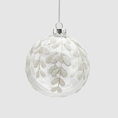 Sfera vetro foglie
