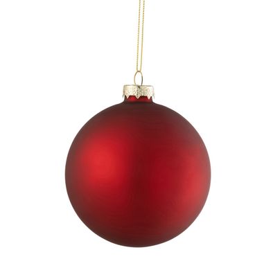 Sfera vetro rossa