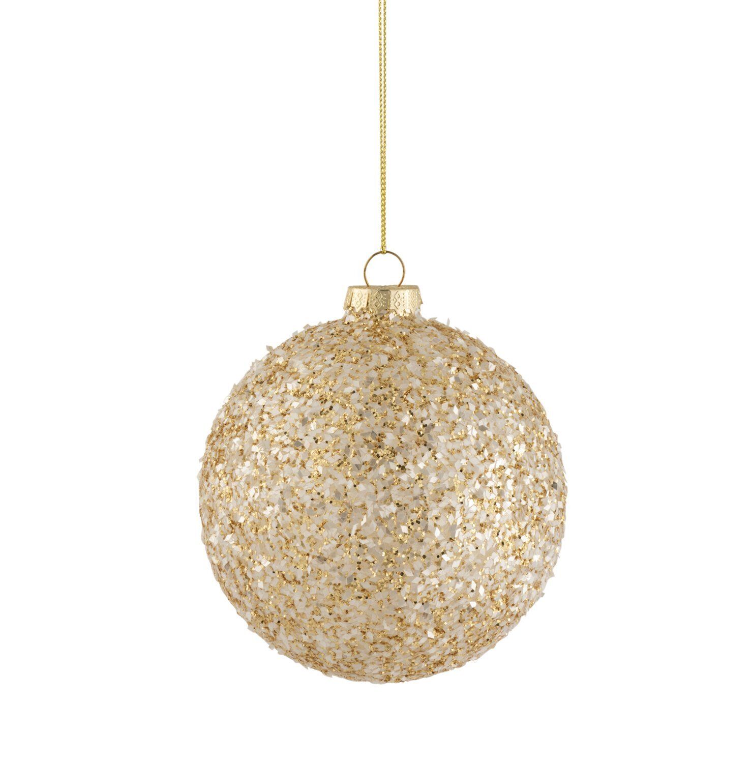 Sfera vetro paillettes
