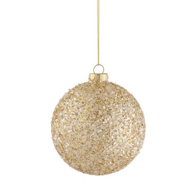 Sfera vetro paillettes