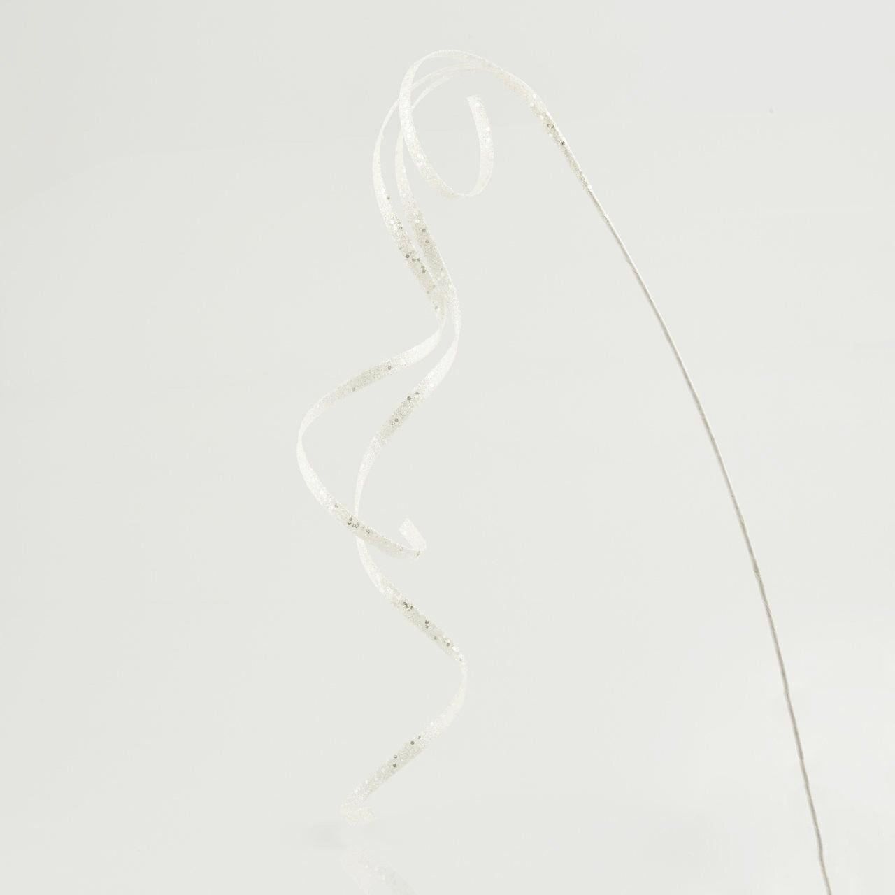 Filante glitter bianco