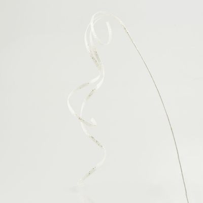 Filante glitter bianco