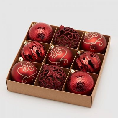 Set sfere mix rosse
