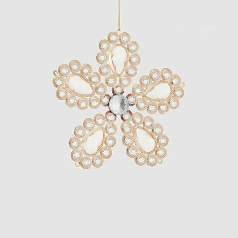 Decoro fiore gemme