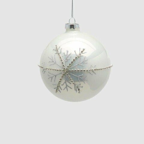 Sfera in vetro fiocco di neve