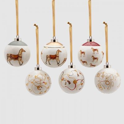 Sfera cavalli in ceramica