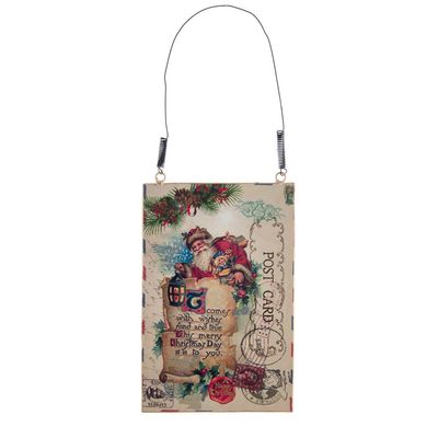 Targhetta Babbo natale Anita collection