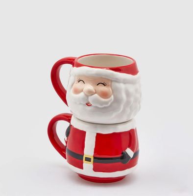 Set 2 tazze Babbo Natale